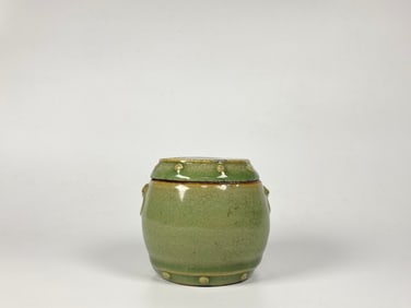 Chinese Celadon Covered Jar