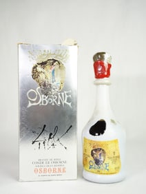 Salvador Dali Inspired Bottle of Osborne Brandy De Jerez. In Original Box