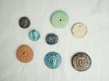 Eight Clay Objects