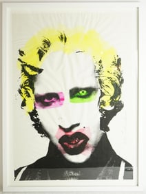 Attrib. To Mr. Brainwash, American (Born 1966) "Marilyn Manson"