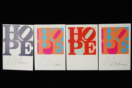 Attributed To Robert Indiana, Lithographs "Hope"