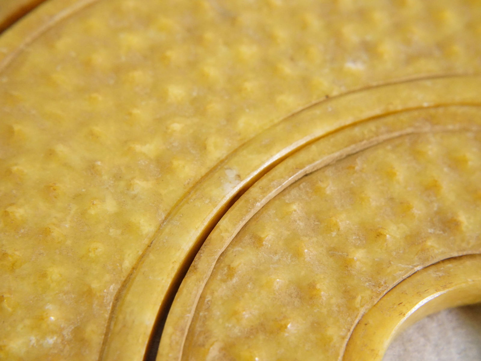 Large Chinese Ancient Jade Ring Bi Disc - 10