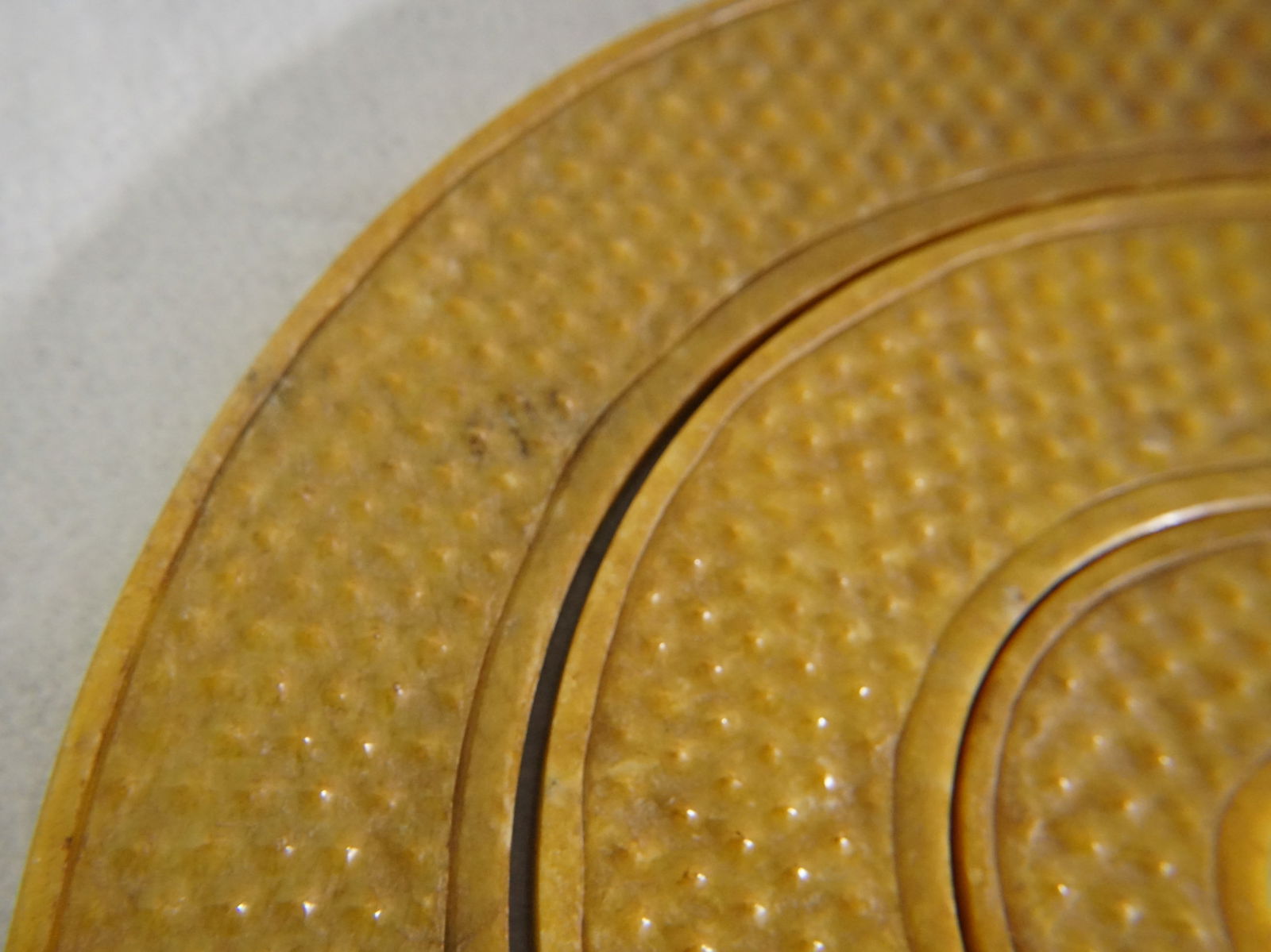 Large Chinese Ancient Jade Ring Bi Disc - 14