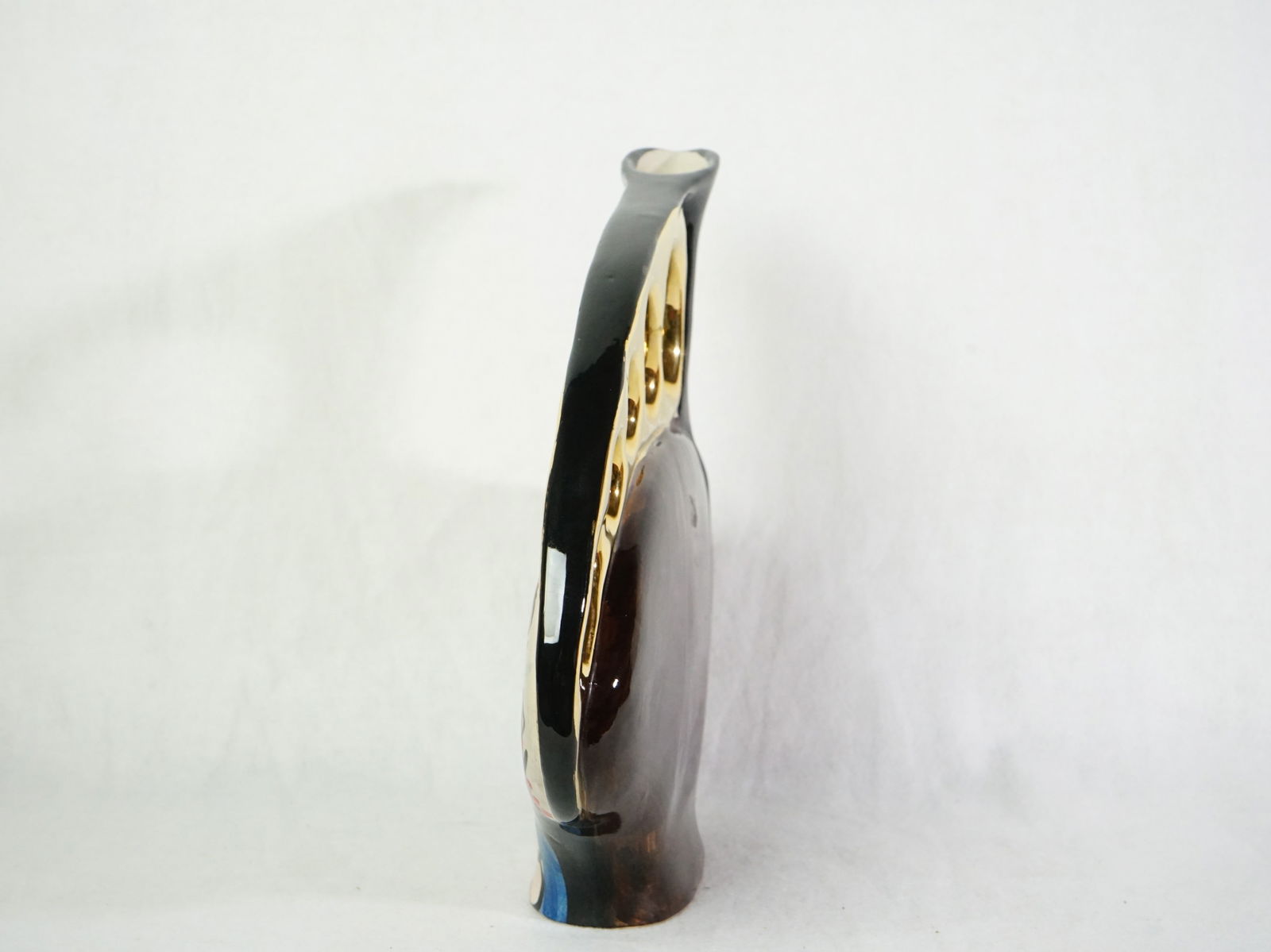 MCM Hand Painted Ceramic Decanter - 4