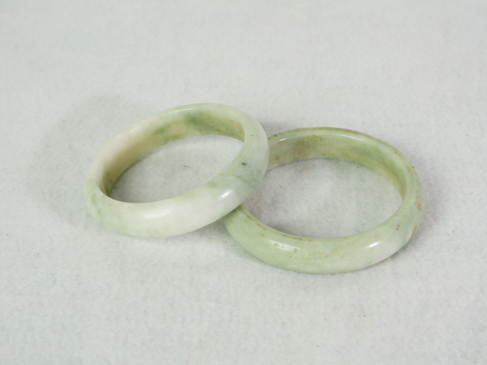 Two Chinese Jade Bracelets - 5