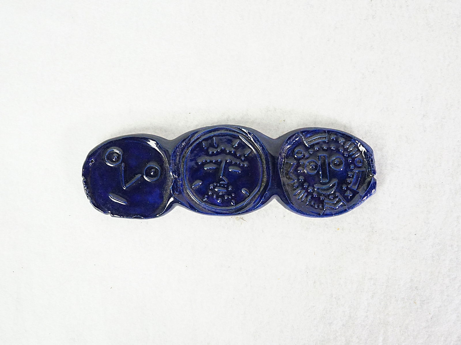 After Pablo Picasso French Ceramic Plaque: Approximate size:2x6x0.25 in Shipping: We offer in-house shipping services for most small items. This means that we will take care of packing and shipping the items directly to you. For larger or spec