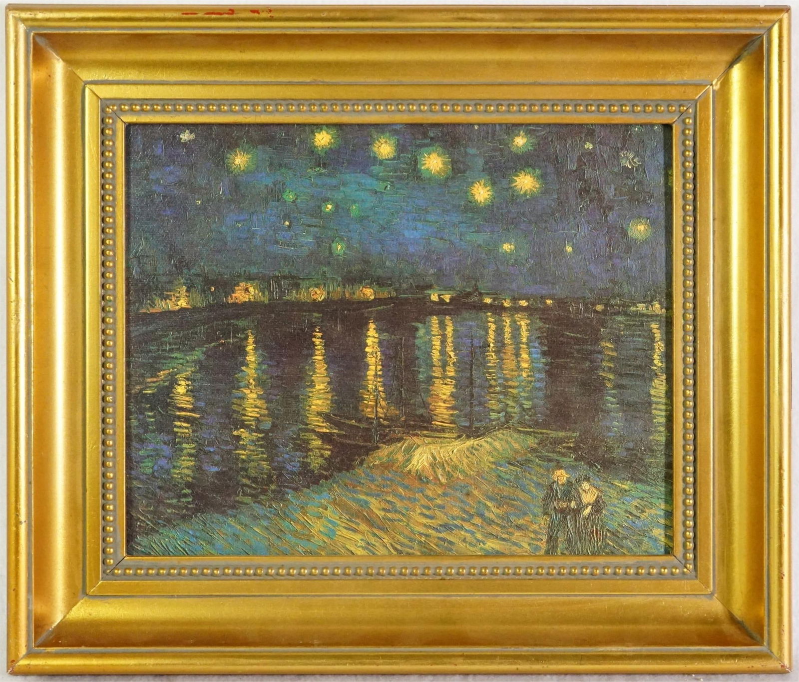 Vincent Van Gogh "The Masterpiece Collection on Canvas.": Approximate size:frame 11x13 in/image 7x9.5 in Shipping: We offer in-house shipping services for most small items. This means that we will take care of packing and shipping the items directly to you.