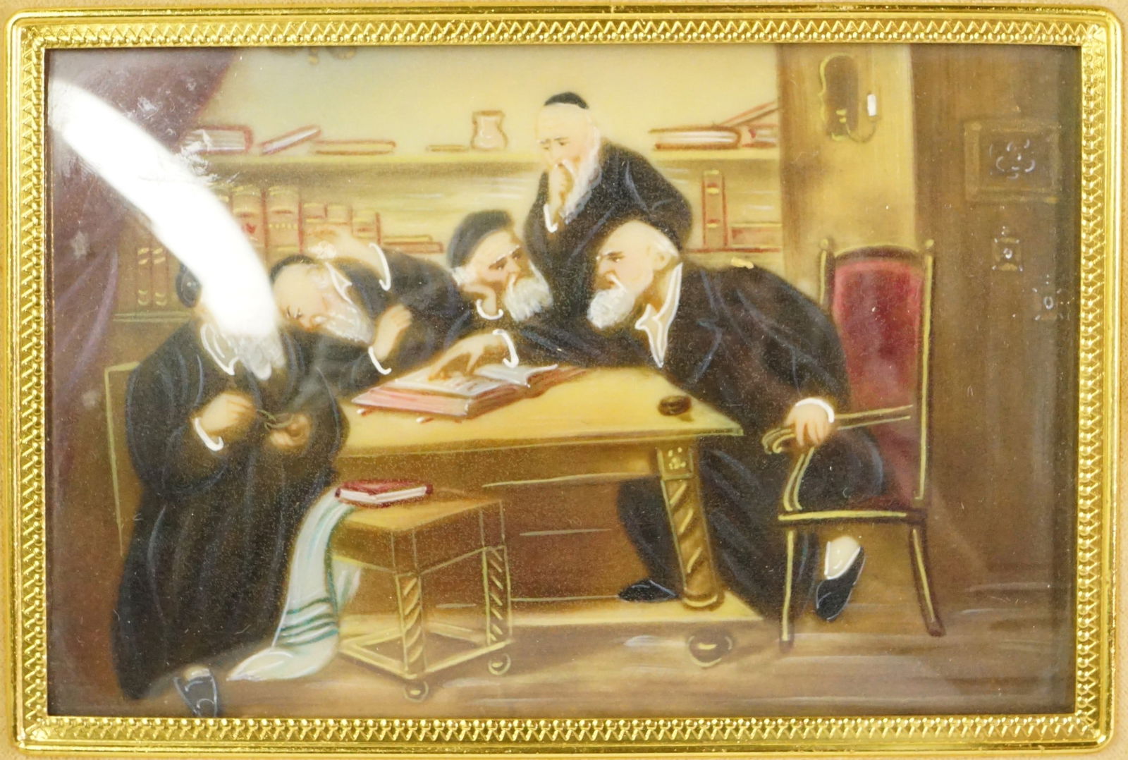 Three Miniature Portraits Framed - 2