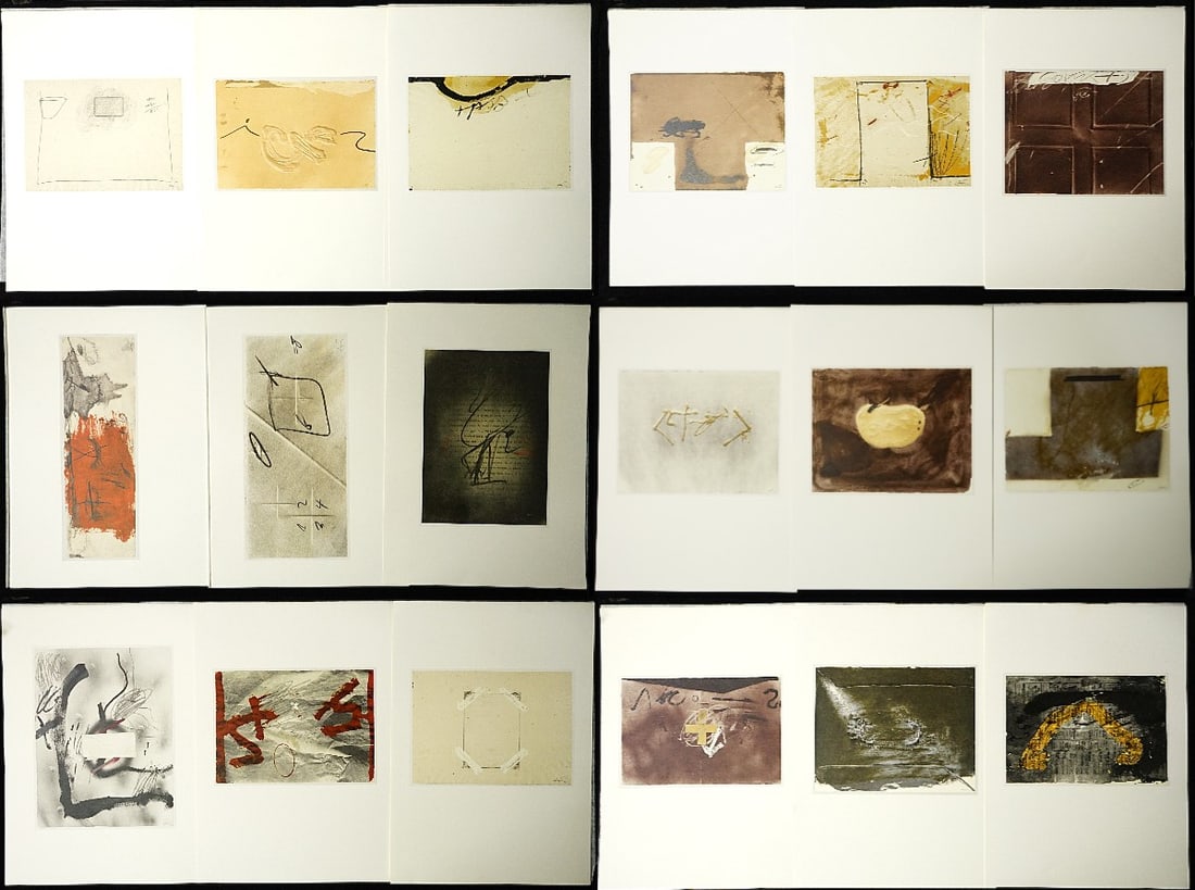 Antoni Tapies . Limited Edition Lithography (18): Approximate size:20x14.5 in Shipping: We offer in-house shipping services for most small items. This means that we will take care of packing and shipping the items directly to you. For larger or speci