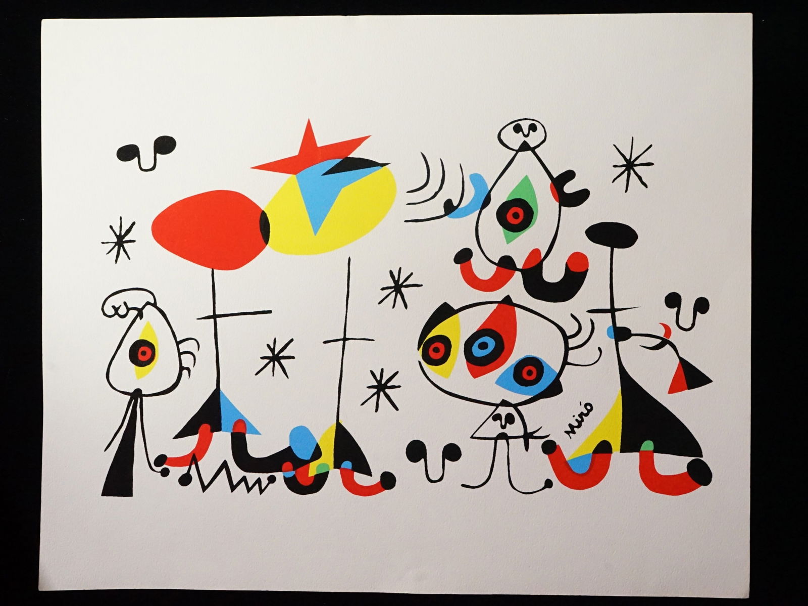 Joan Miro Print: Approximate size:16x13in Shipping: We offer in-house shipping services for most small items. This means that we will take care of packing and shipping the items directly to you. For larger or speciali