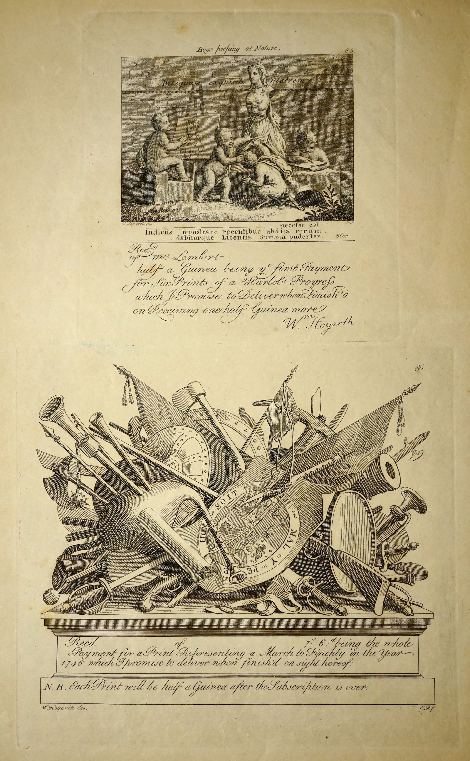 Three European Etchings - 2