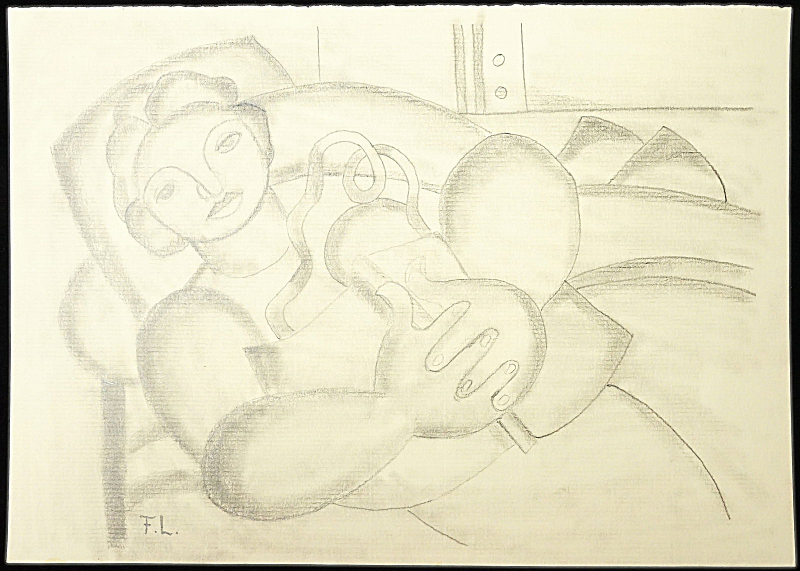 After Fernand Leger, Pencil Drawing on Paper. "Portraits" Signed.: Approximate size:12x8.5 in Shipping: We offer in-house shipping services for most small items. This means that we will take care of packing and shipping the items directly to you. For larger or specia