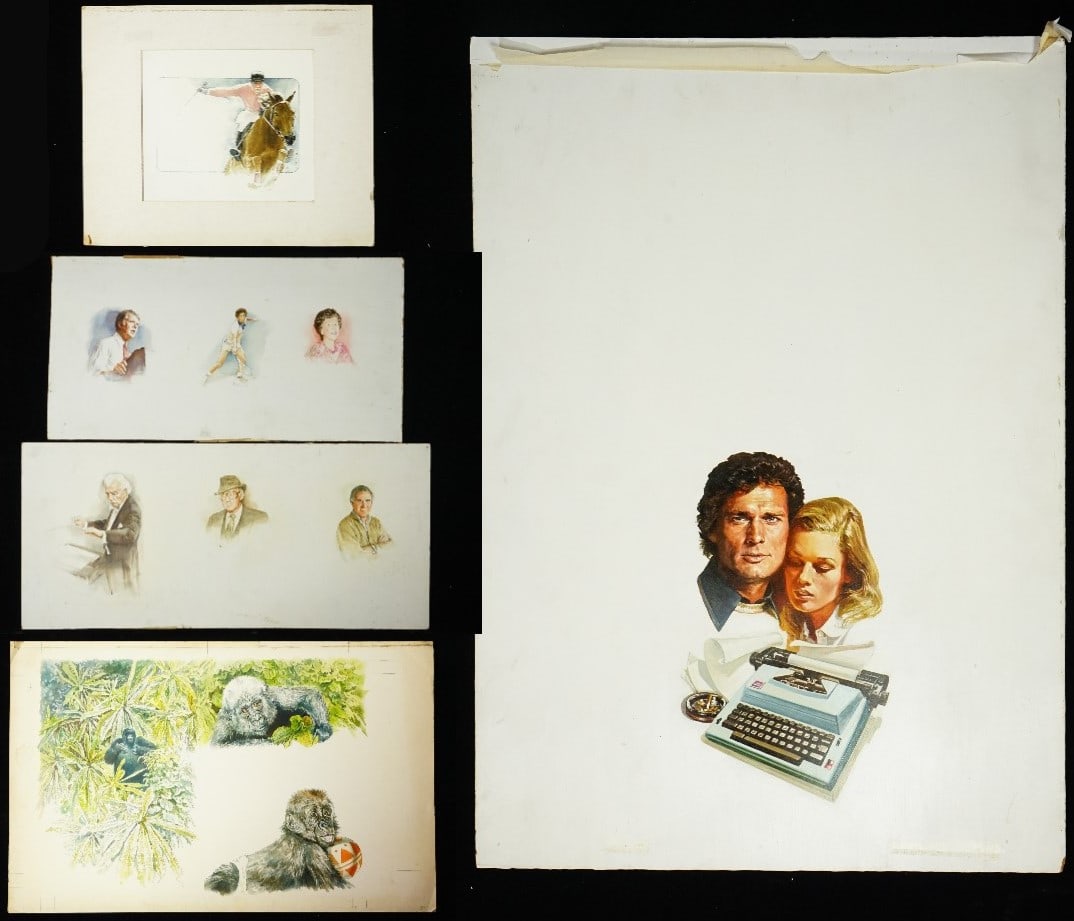 Joseph Cellini, Hungarian-American (1924-1988), Lot of 5 Artworks: Approximate size:largest 24x17 in Shipping: We offer in-house shipping services for most small items. This means that we will take care of packing and shipping the items directly to you. For larger or