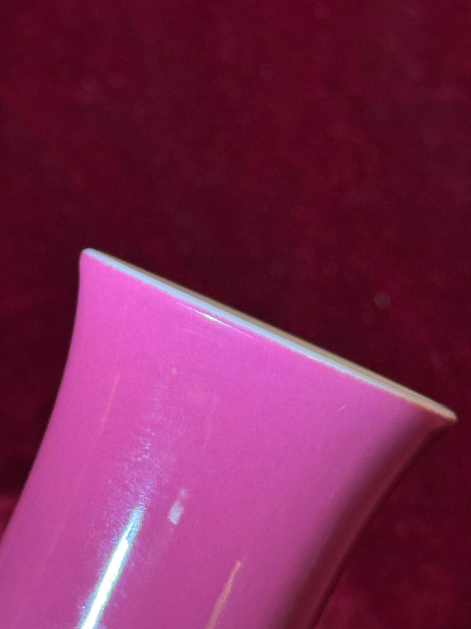 Chinese Ruby-Red Glazed Porcelain Vase - 2