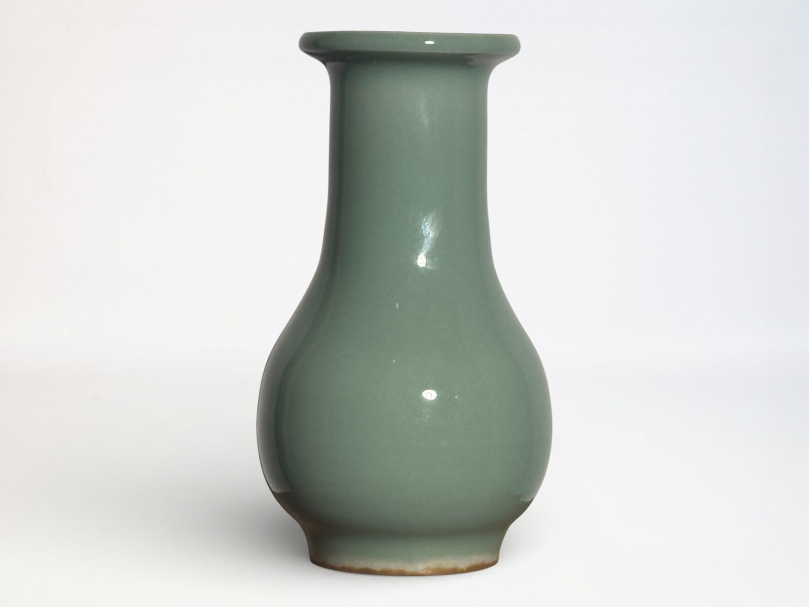 Chinese Celadon Porcelain Vase With Japanese Collector Box: Chinese celadon porcelain vase with japanese collector box, vase 5.7"ht Shipping: We offer in-house shipping services for most small items. This means that we will take care of packing and shipping th