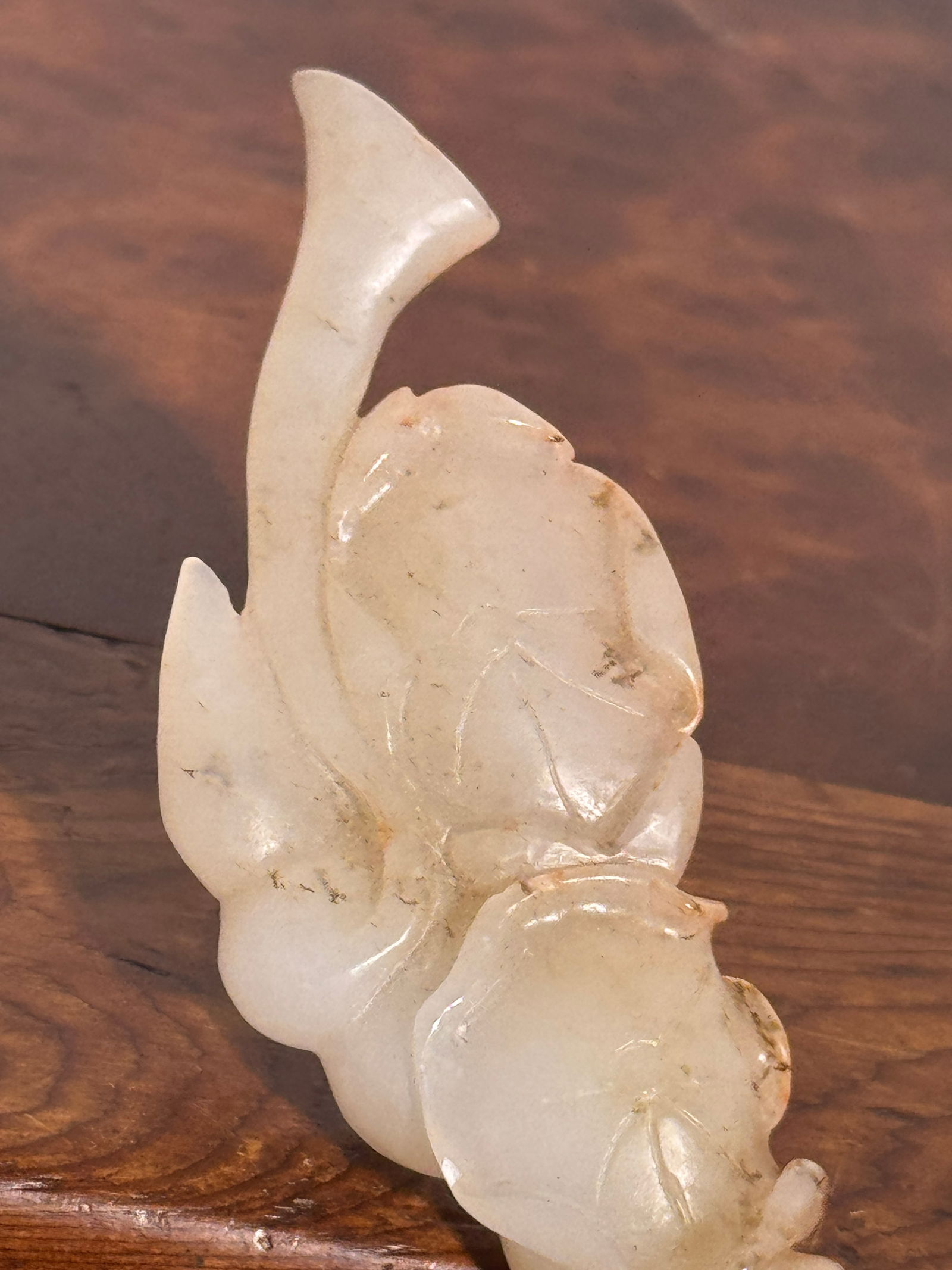 Chinese Jade Lotus Root With Frog - 10