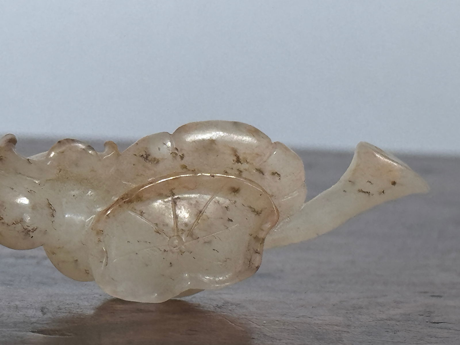 Chinese Jade Lotus Root With Frog - 4