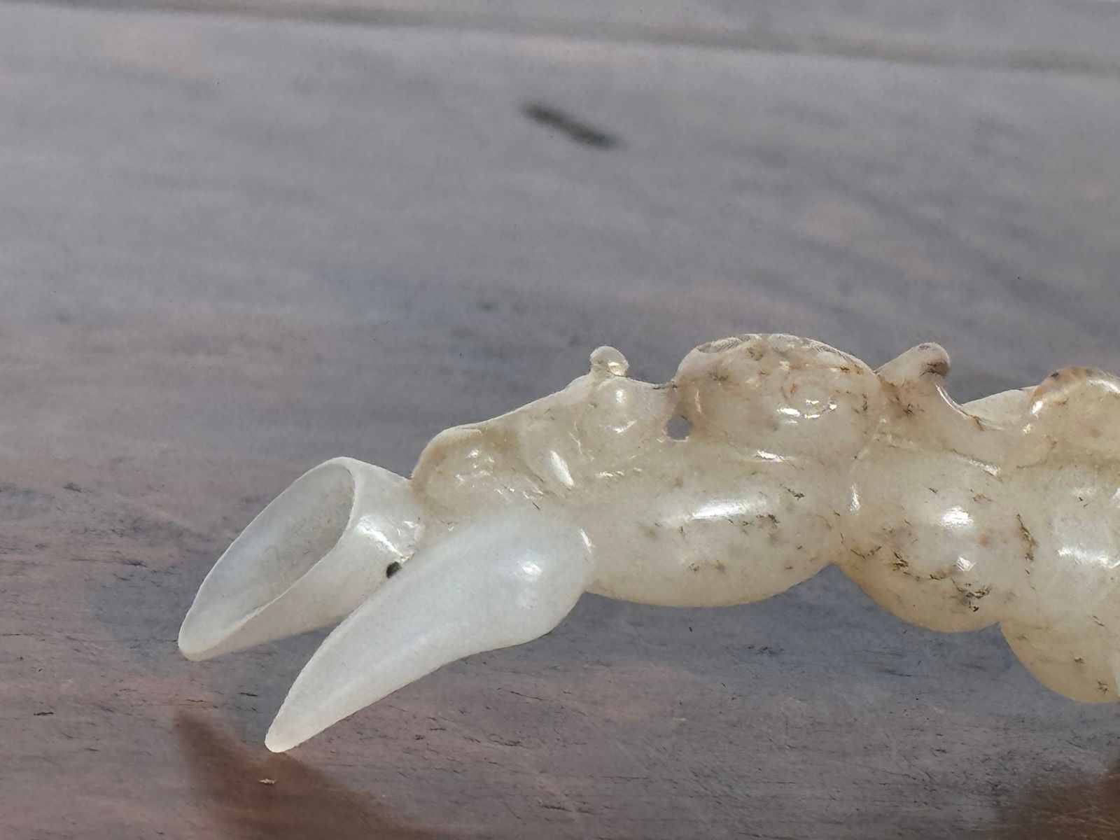 Chinese Jade Lotus Root With Frog - 5