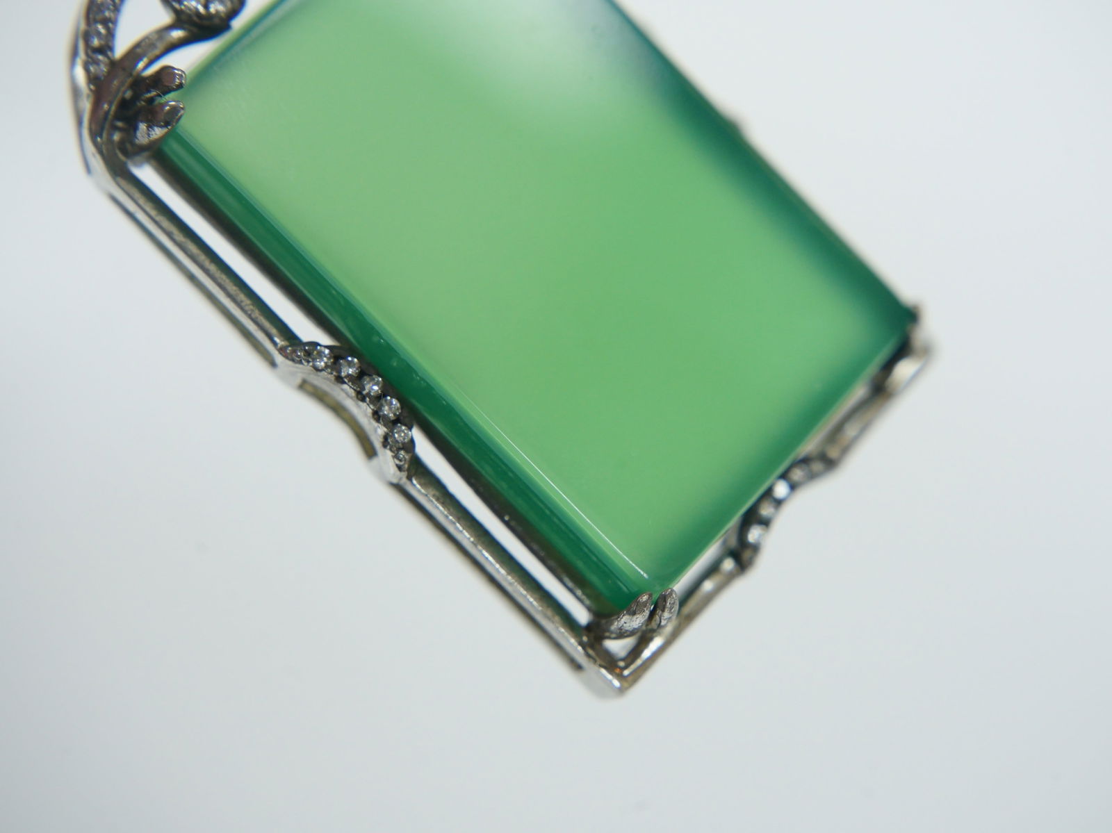 A Jadeite Square Pendant - 6