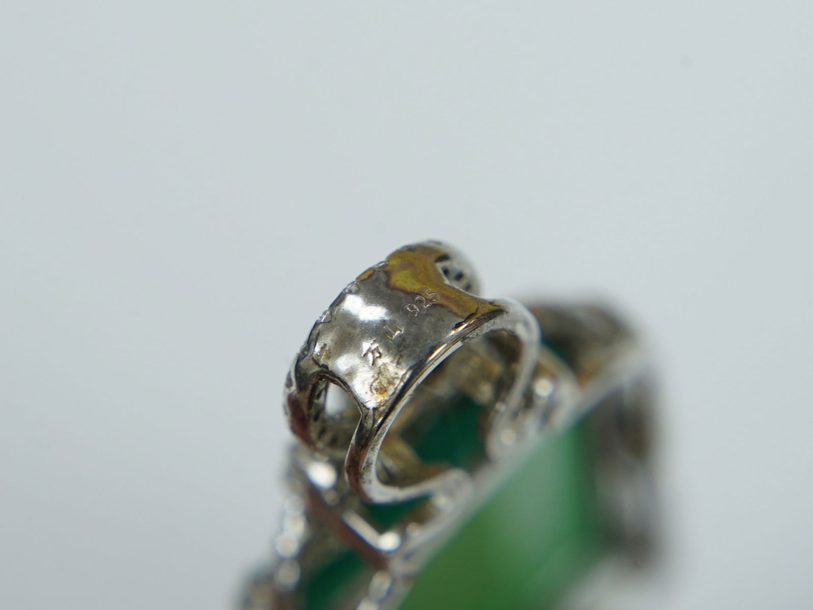 A Jadeite Square Pendant - 8