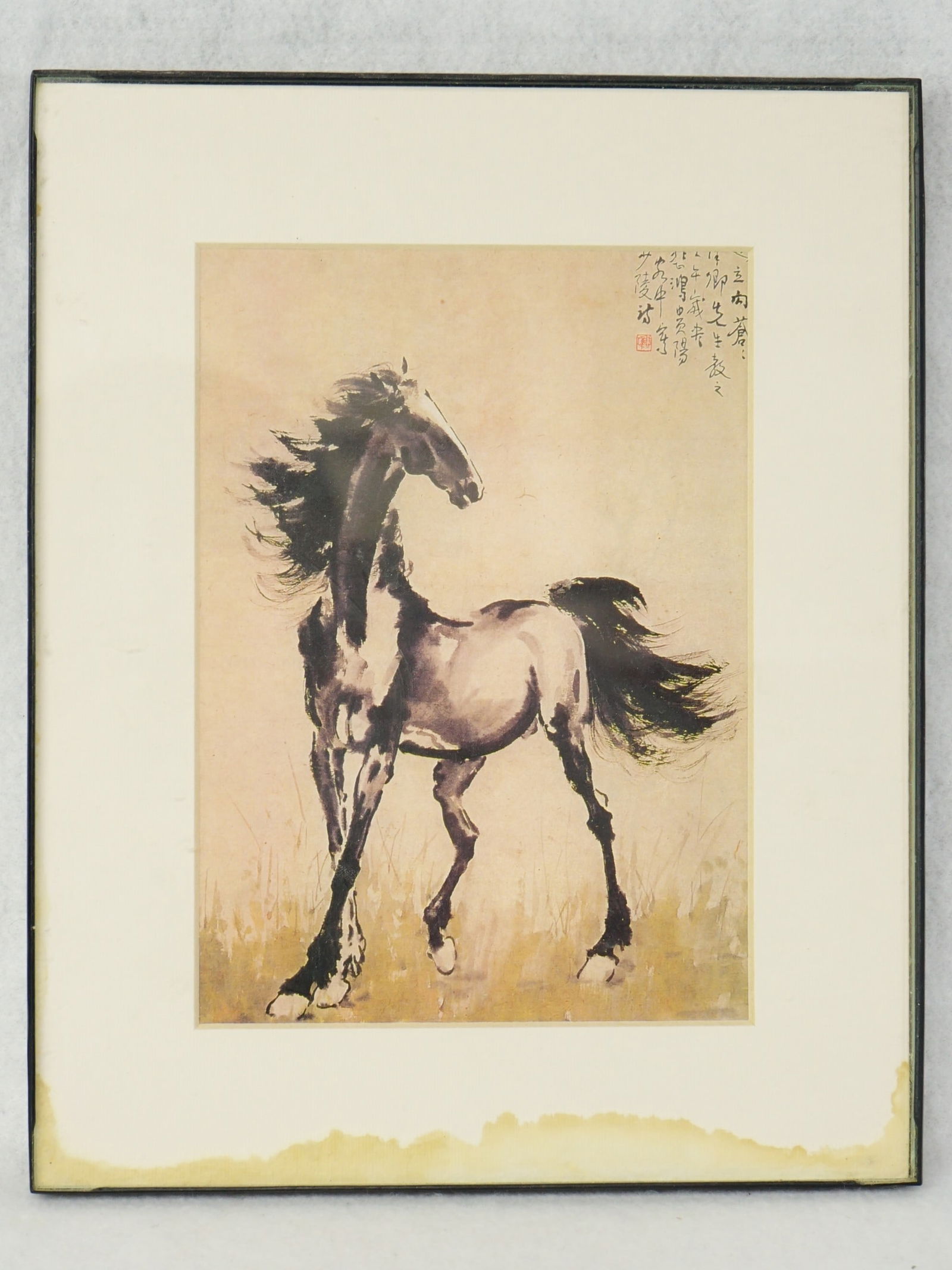 Chinese Printed Painting, Horse (1 of 5)