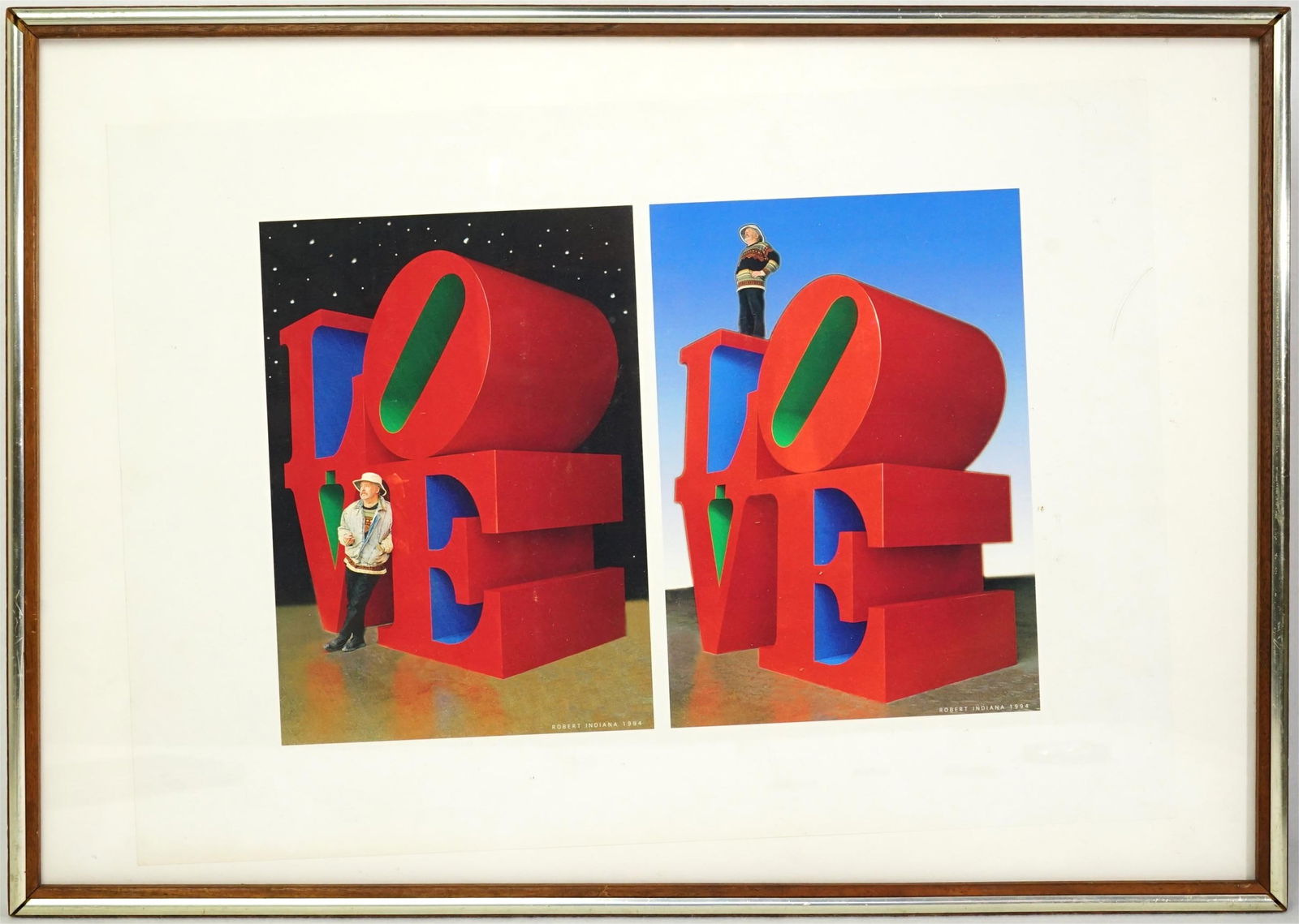 Robert Indiana's "Love" 1994 Print: Approximate size:frame 0.75x14.5x20.5 in /image 12x8.25 in Shipping: We offer in-house shipping services for most small items. This means that we will take care of packing and shipping the items direc