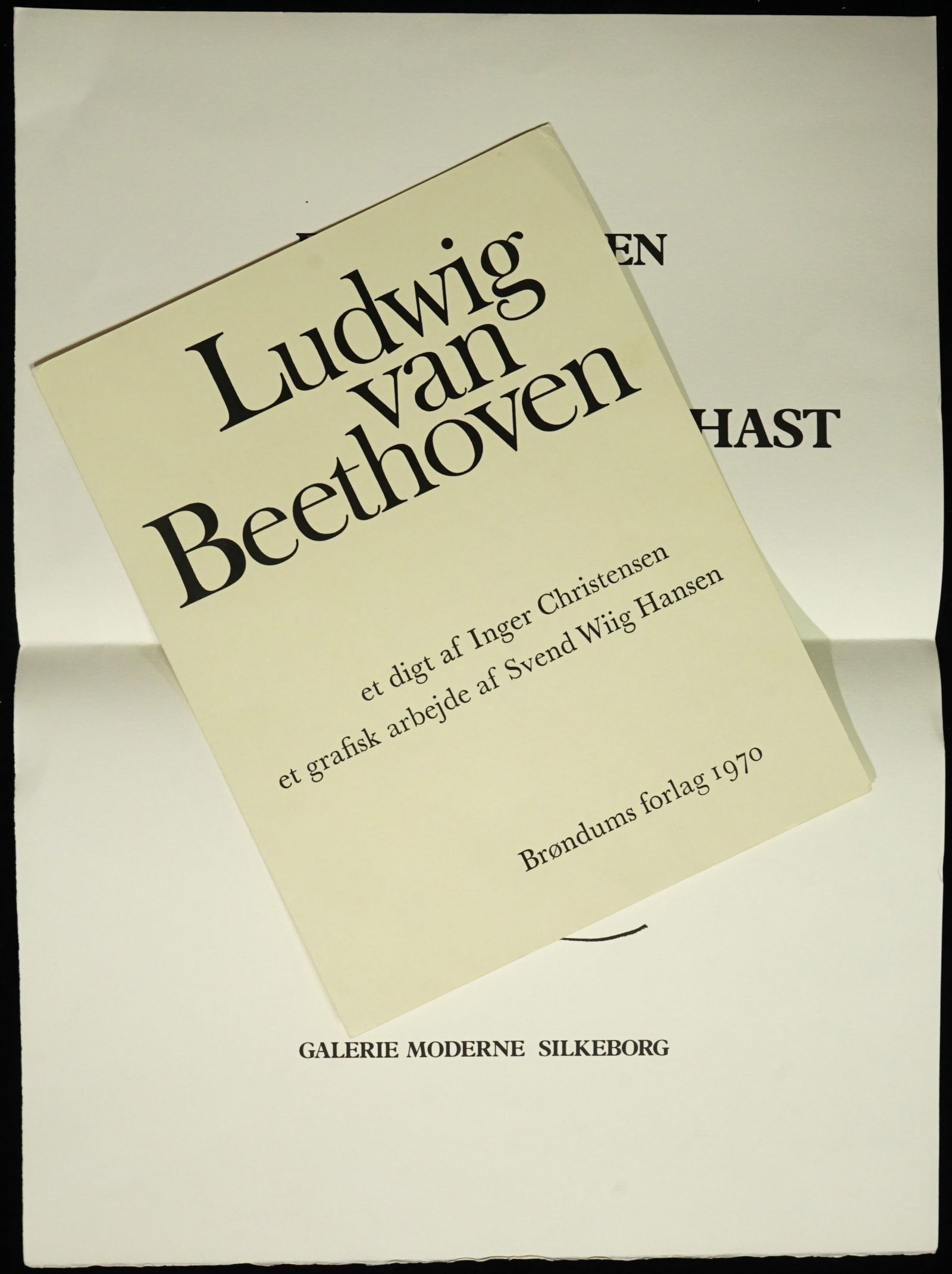 Svend Wiig Hansen, Danish (1922-1977), Woodcut Print "Beethoven (1970)": Approximate size:26x18.5 in,15x23 in Shipping: We offer in-house shipping services for most small items. This means that we will take care of packing and shipping the items directly to you. For larger