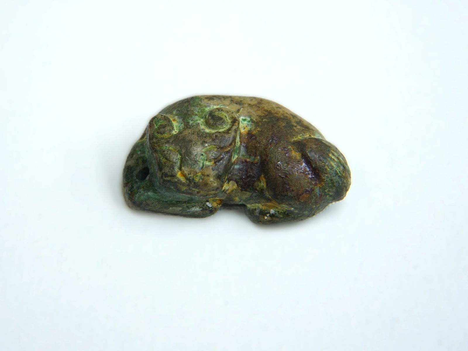 Chinese Archaic Jade Mythical Beast Form Pendant: Approximate size:2x1x5/8 in Shipping: We offer in-house shipping services for most small items. This means that we will take care of packing and shipping the items directly to you. For larger or speci