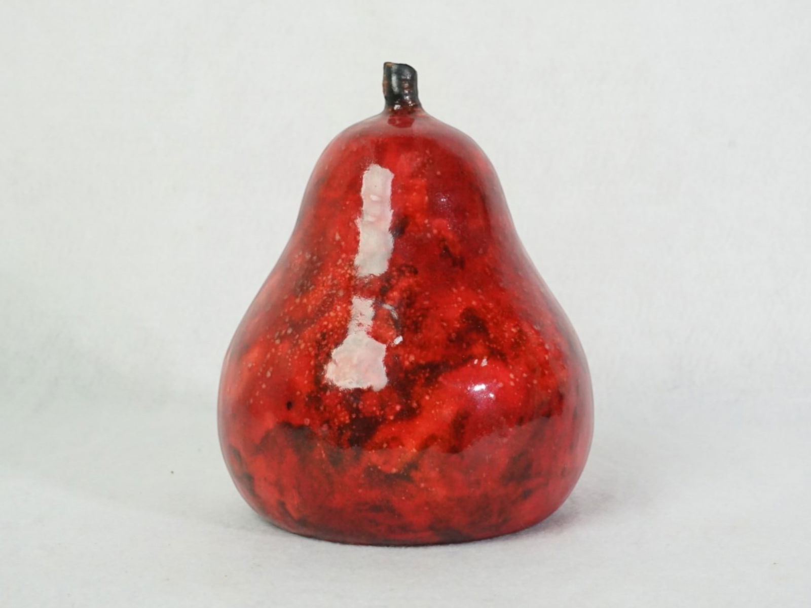 Hans Hedberg (Swedish,1917–2007) Ceramic Apple: Approximate size:5.5x4x4 in Shipping: We offer in-house shipping services for most small items. This means that we will take care of packing and shipping the items directly to you. For larger or