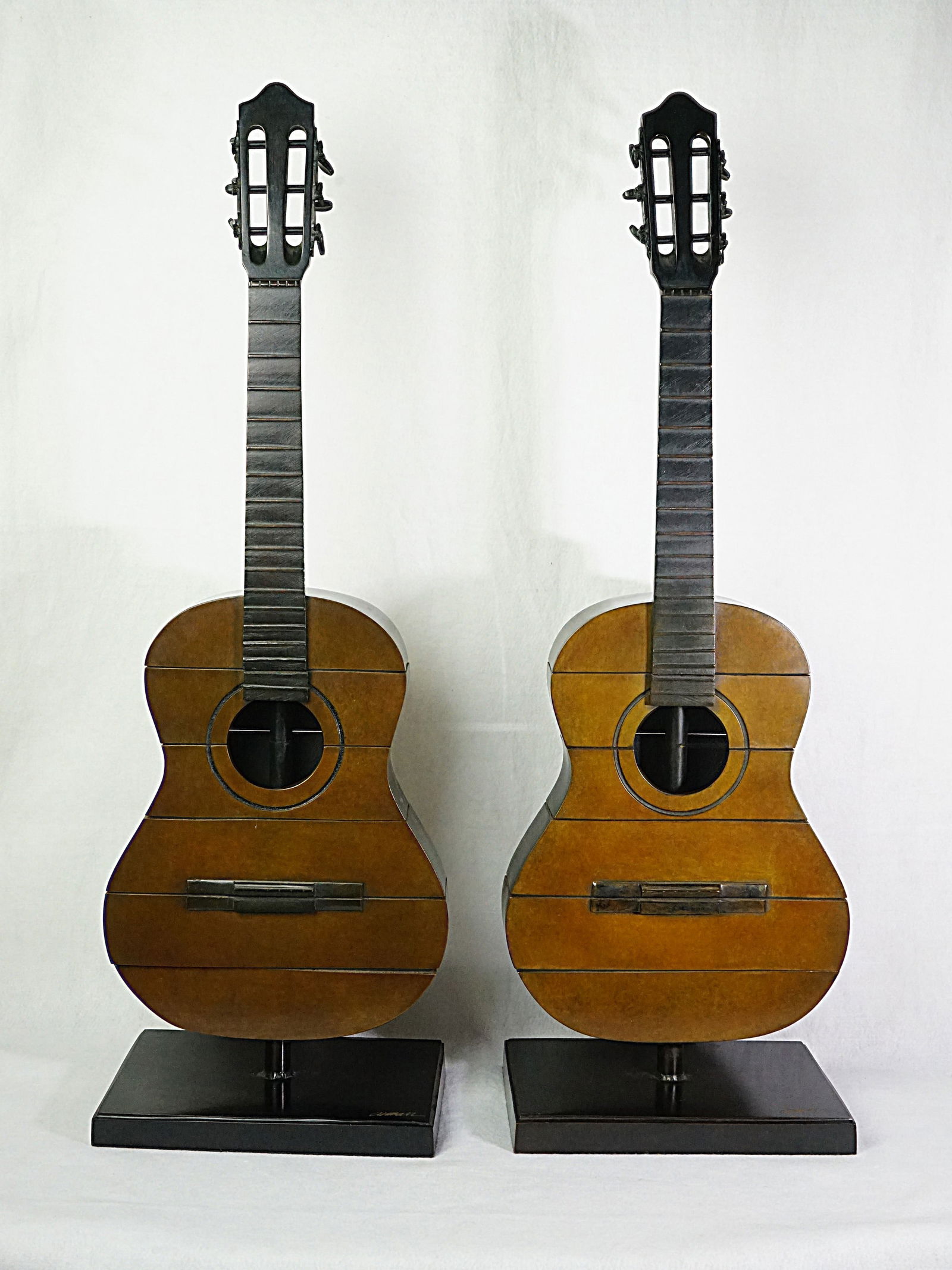 Pierre Arman,Mystere Espagnol, 1997 Full Round Bronze Sculptures: Approximate size: 29x9.5x7 in(ea) Shipping: We offer in-house shipping services for most small items. This means that we will take care of packing and shipping the items directly to you. For larger