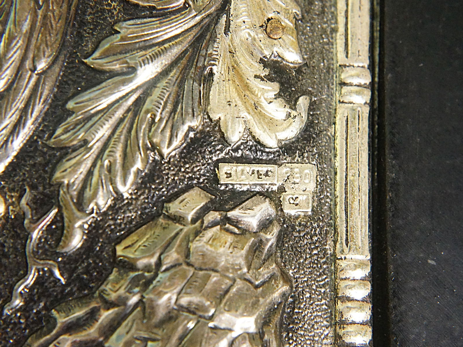 Eastern Orthodox Silver Oklad Icon Panel - 6