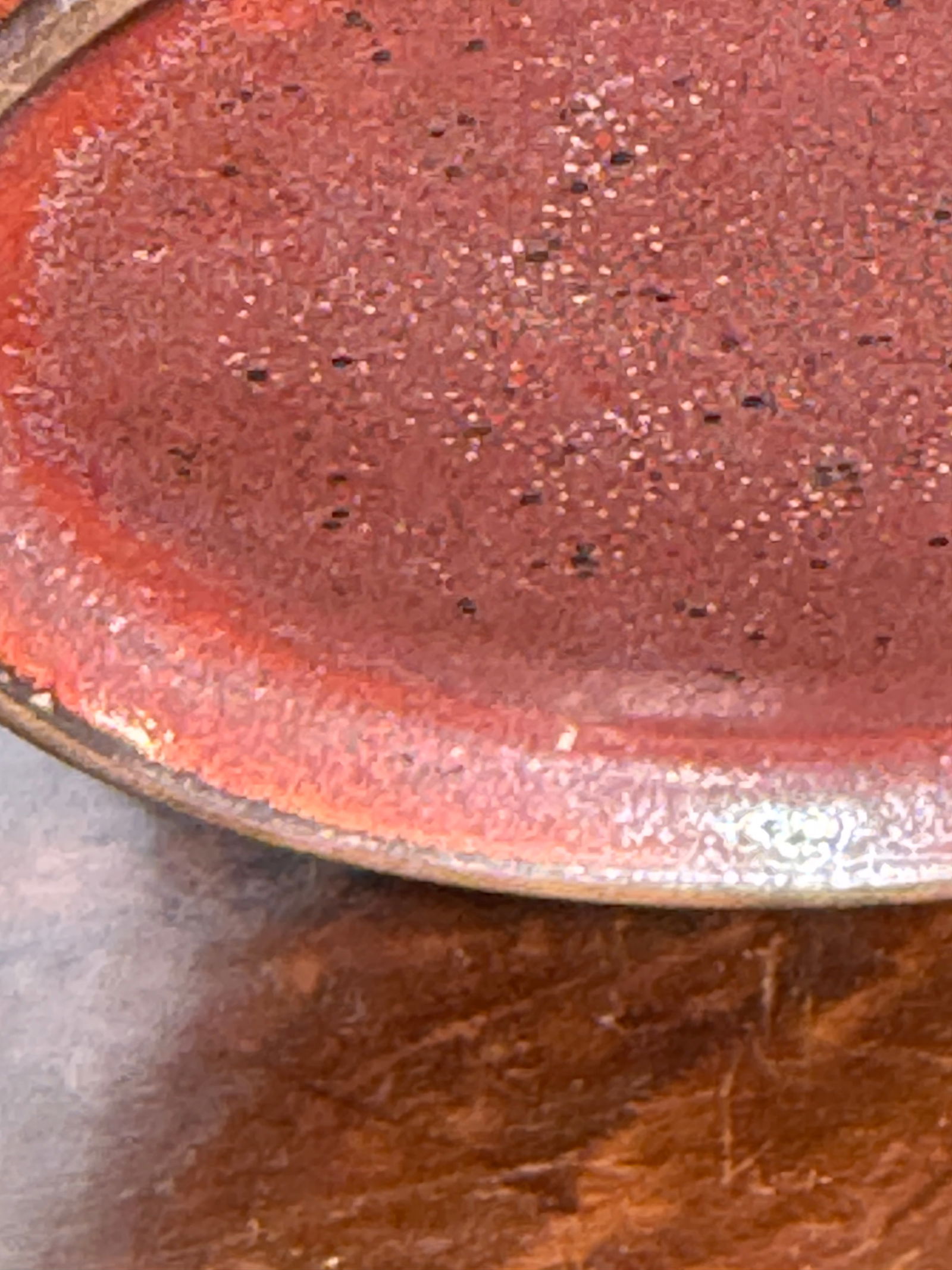 Chinese Iron Rust Glazed Dish - 11