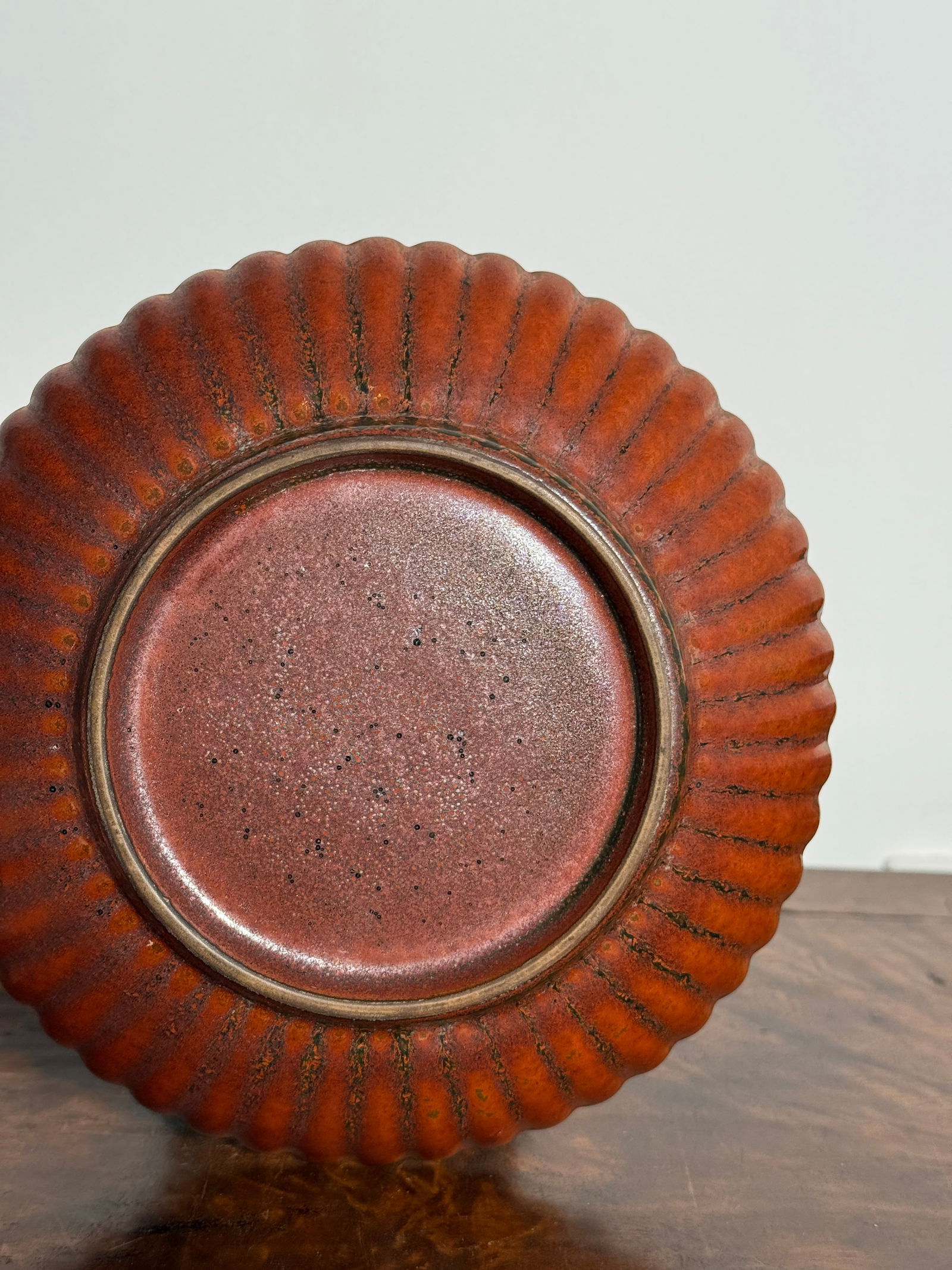 Chinese Iron Rust Glazed Dish - 7