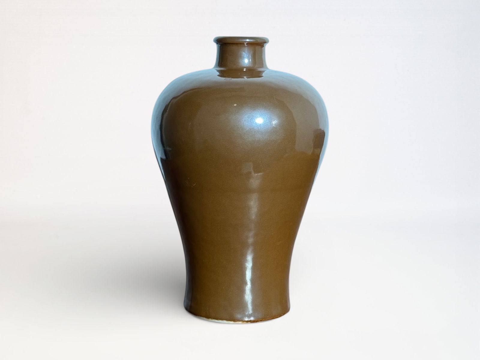Chinese Cafe Au Late Glazed Porcelain Meiping Vase (1 of 13)