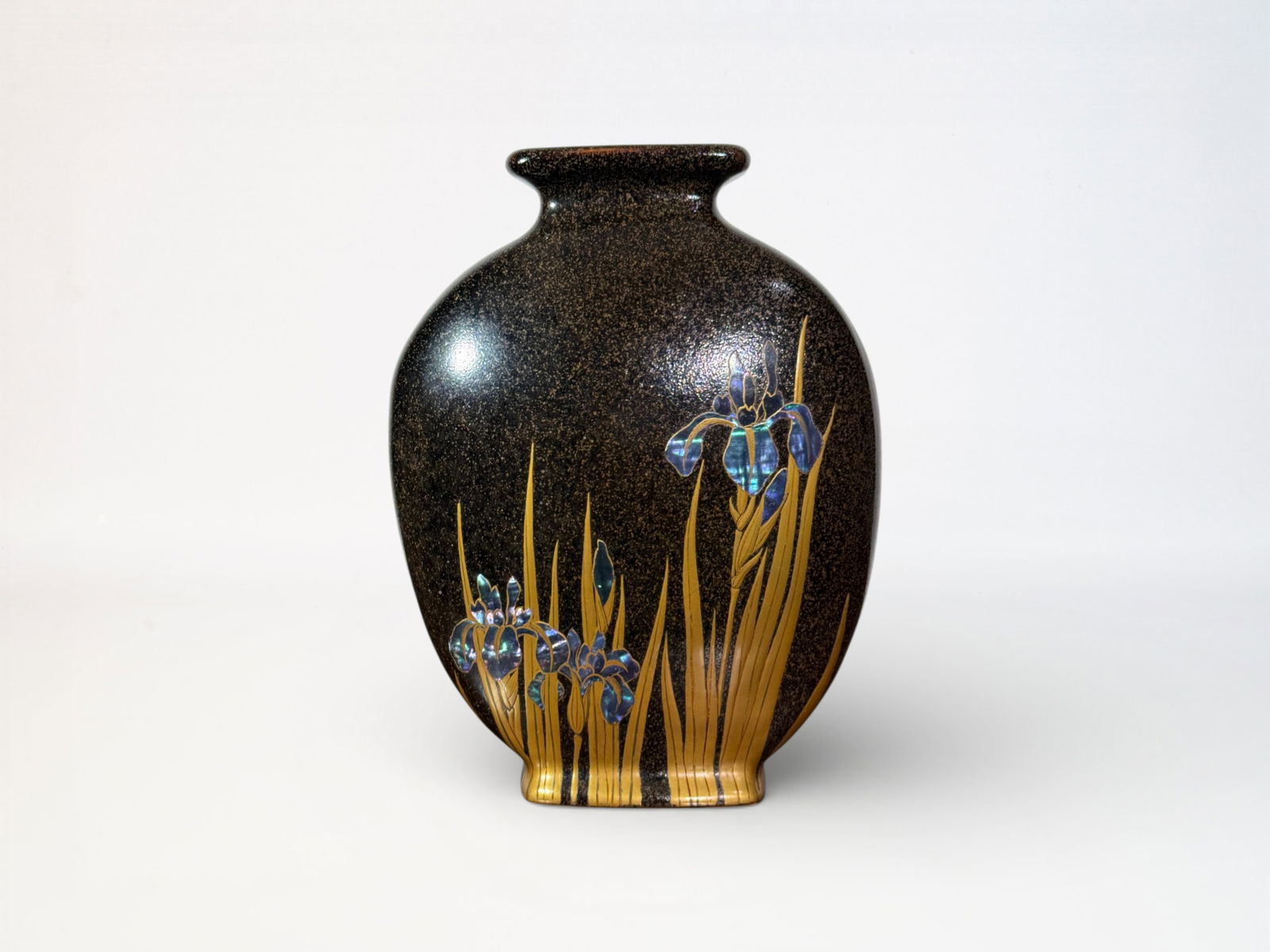 Japanese Studio Porcelain Vase with Mop Inlay (1 of 14)