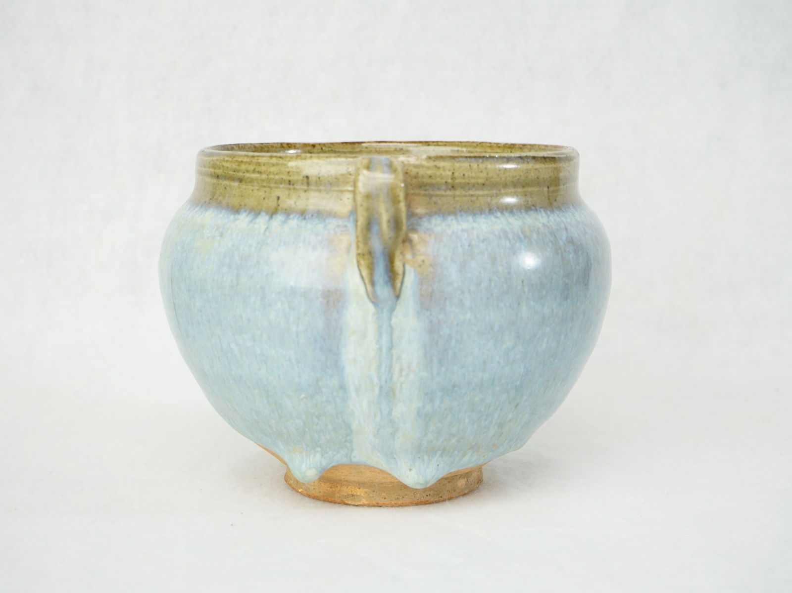 Chinese 'Jun' Handled Porcelain Jar - 4