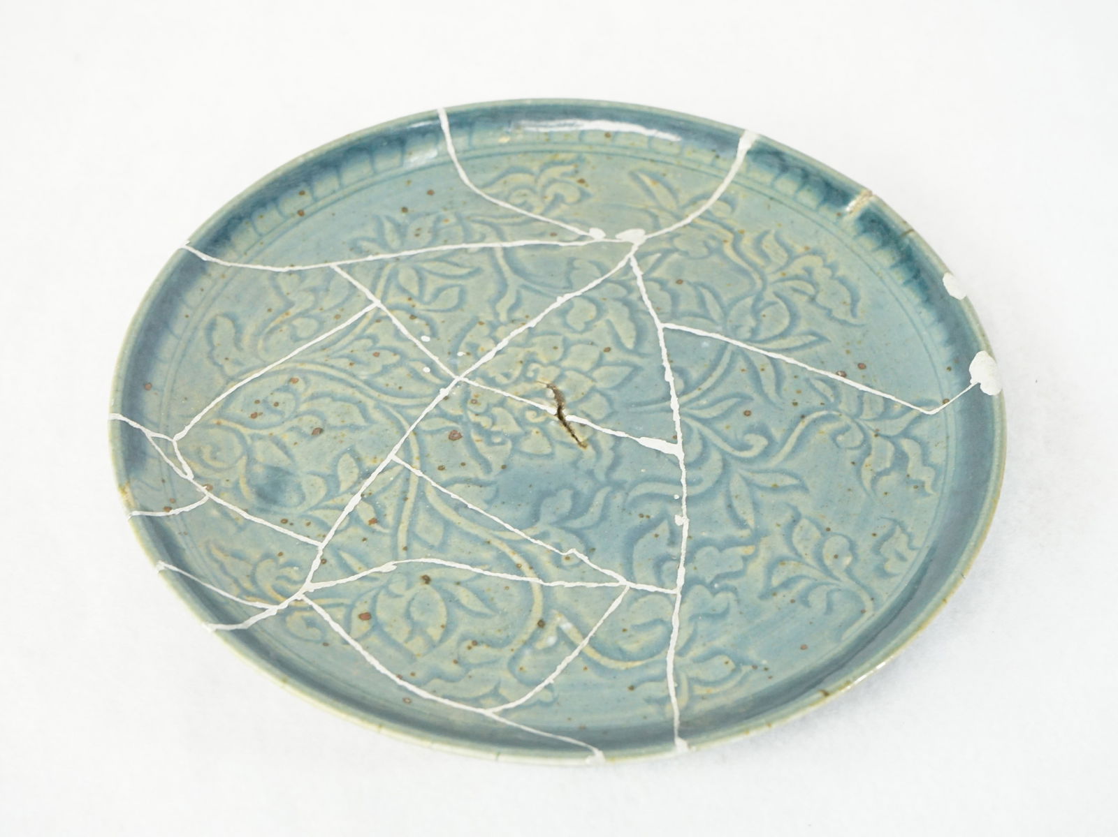 Chinese Carved Blue Glazed 'Floral' Dish,Ming Dynasty: Approximate size: 7.25x7.25x1 in Shipping: We offer in-house shipping services for most small items. This means that we will take care of packing and shipping the items directly to you. For larger