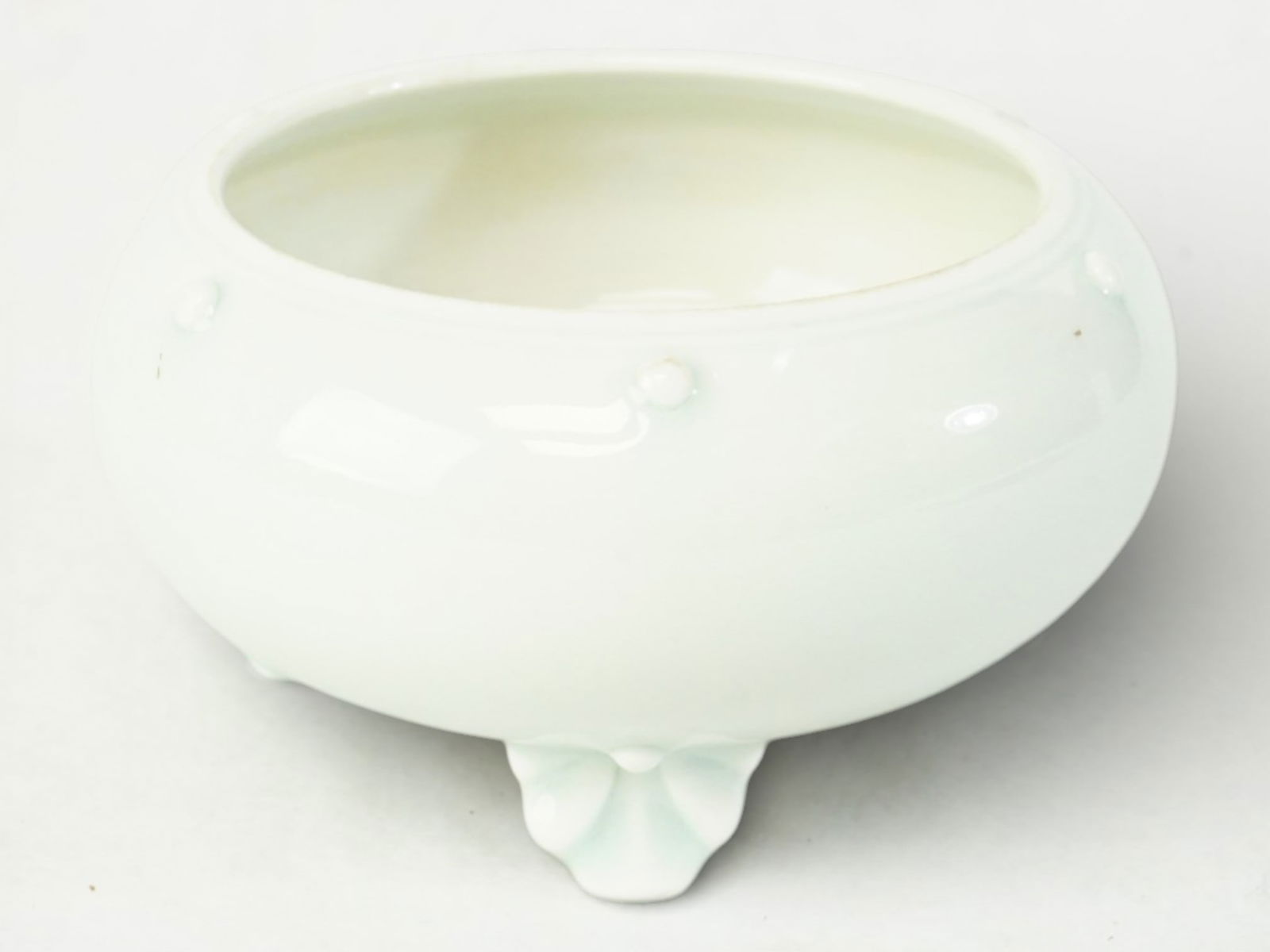 Small Chinese Qingbai Glazed Tripod Censer: Approximate size: H:2.25 in Shipping: We offer in-house shipping services for most small items. This means that we will take care of packing and shipping the items directly to you. For larger or