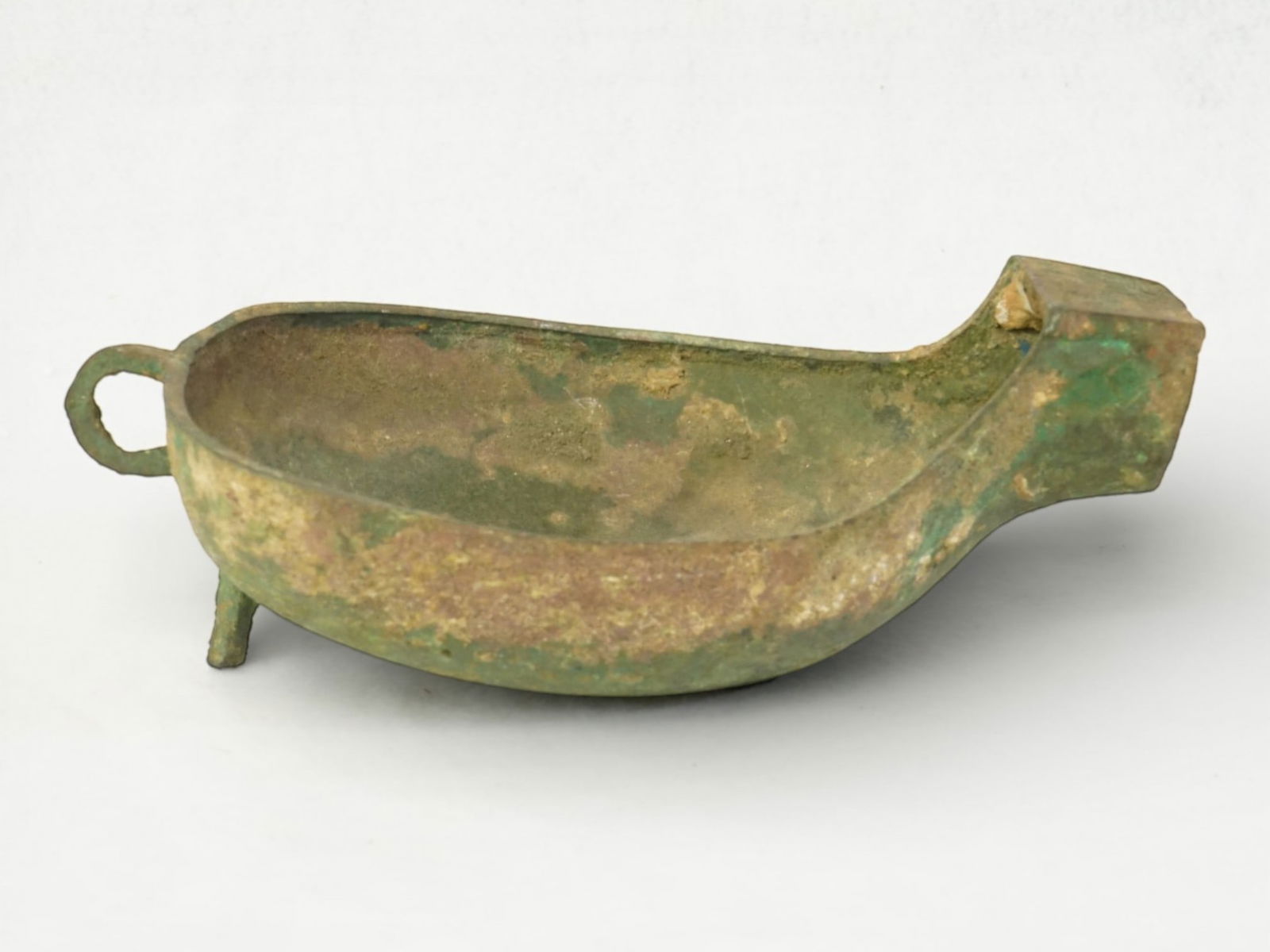 Chinese Bronze Ritual Pouring Vessel, Yi,Zhou Dynasty or Earlier: Approximate size:6x6x9 in Shipping: We offer in-house shipping services for most small items. This means that we will take care of packing and shipping the items directly to you. For larger or