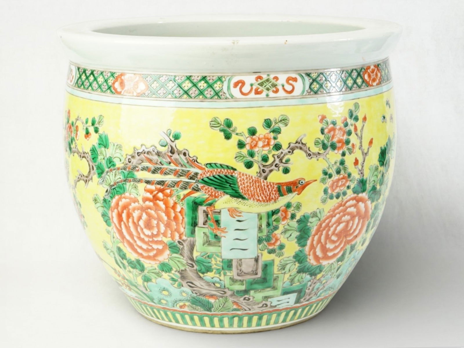 Chinese Famille Rose Jardiniere (1 of 7)