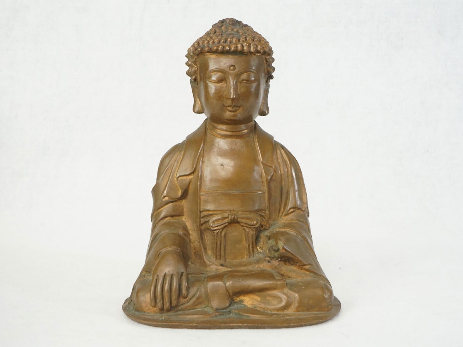 Chinese Bronze Seated Buddha (1 of 6)