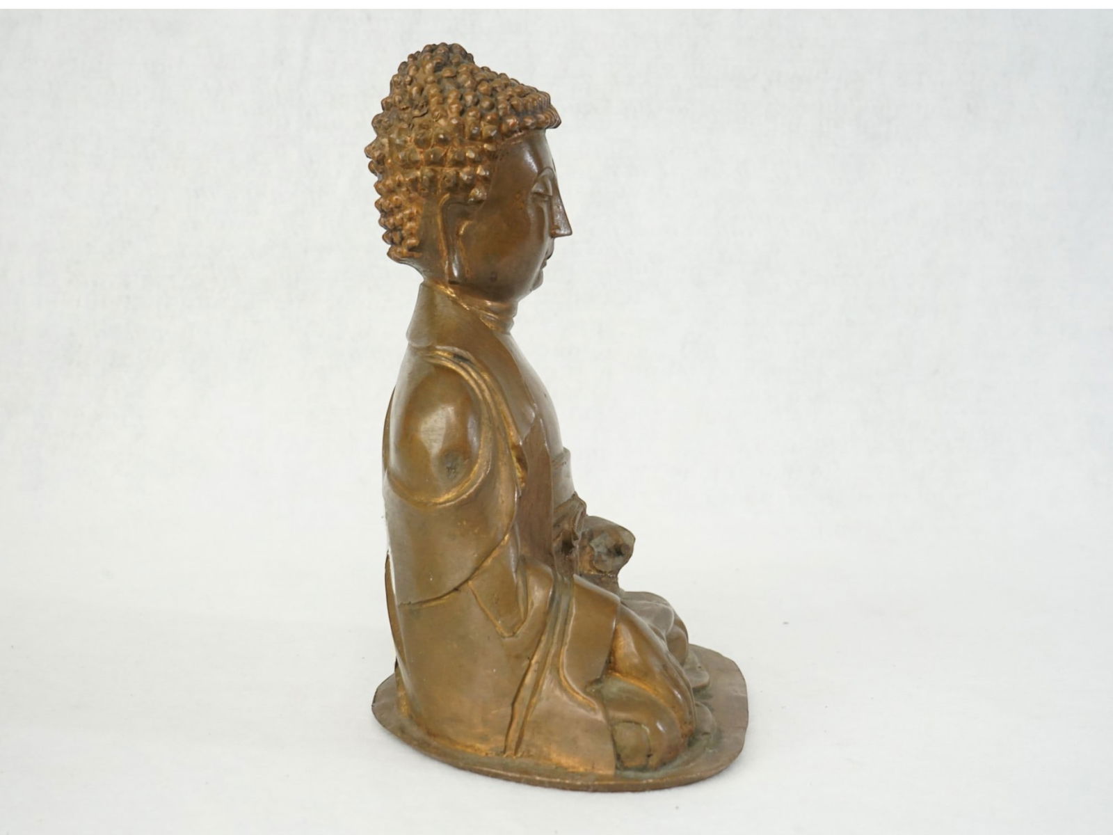 Chinese Bronze Seated Buddha - 2