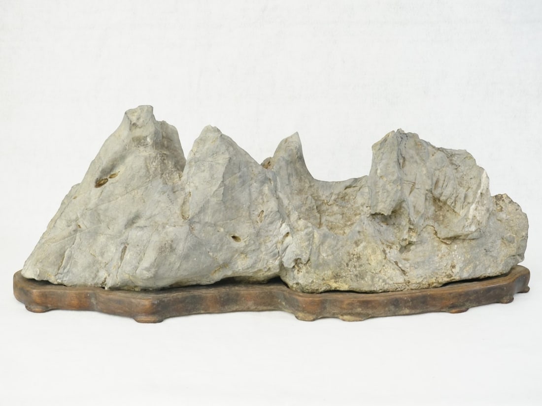 Chinese Scholar Rock: Approximate size:7.5x22x6 in Shipping: We offer in-house shipping services for most small items. This means that we will take care of packing and shipping the items directly to you. For larger or