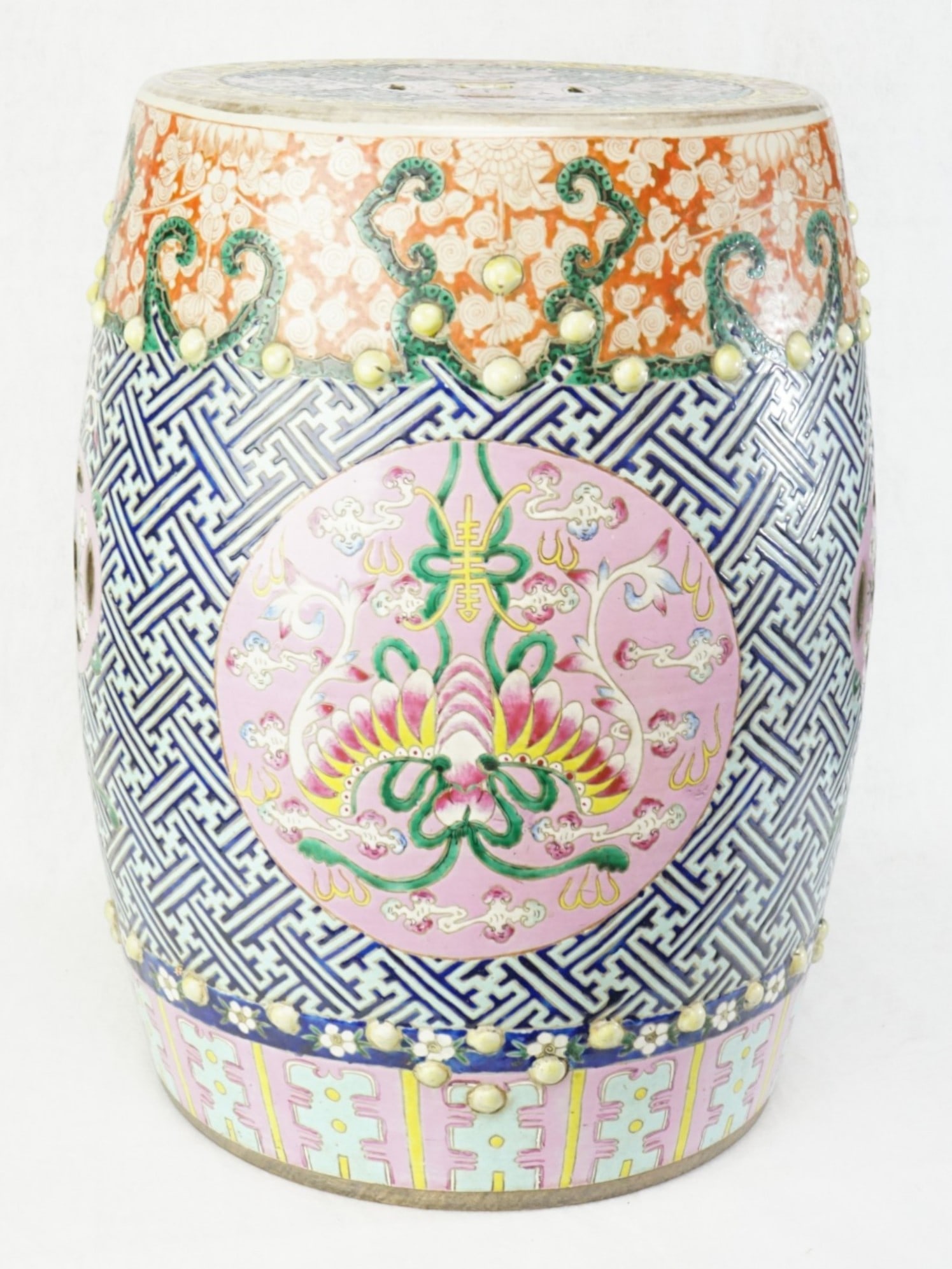 Chinese Porcelain Garden Seat (1 of 6)