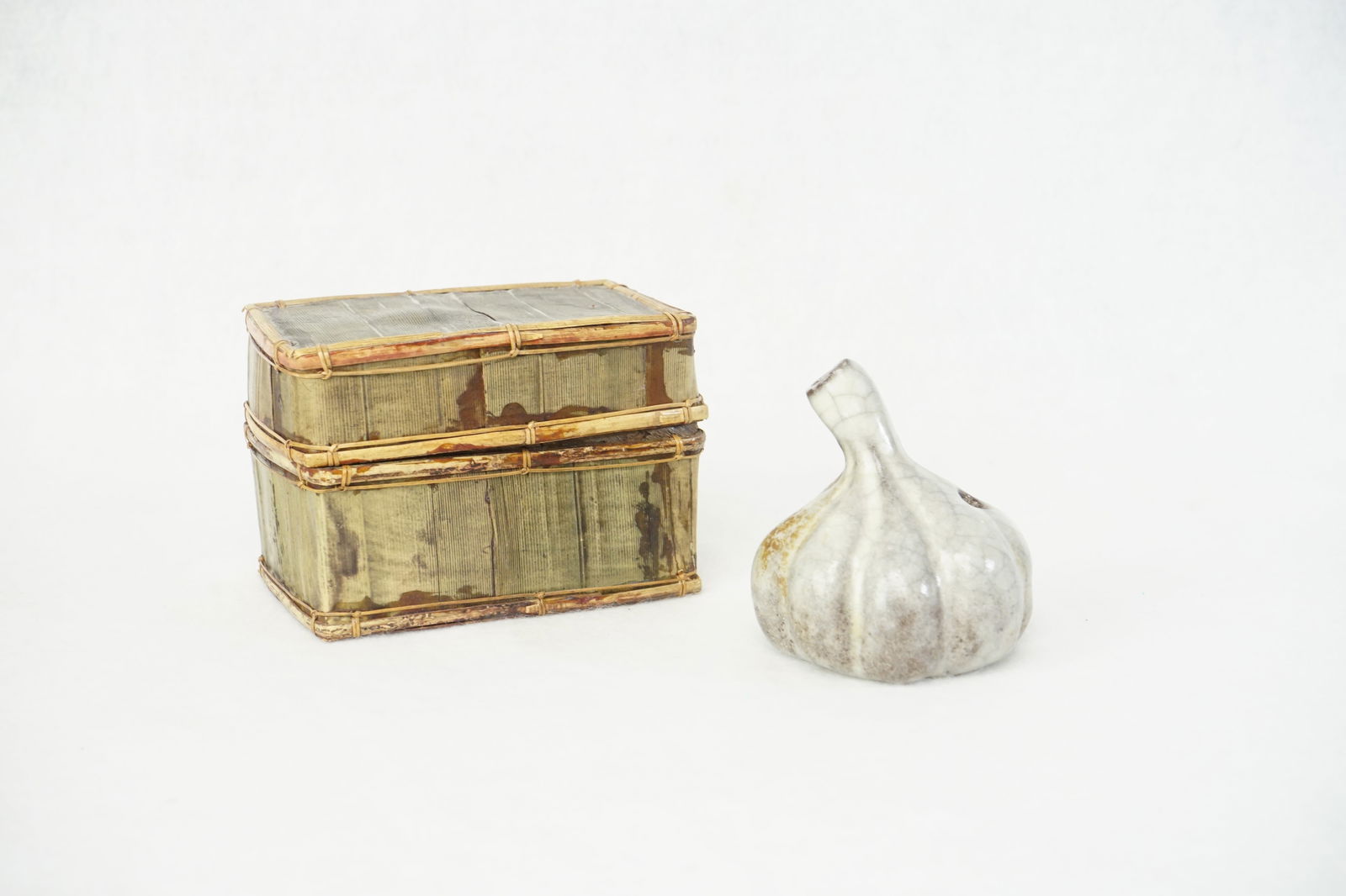 Chinese Ge Type Porcelain Water Dropper with Box: Approximate size: 2.75x2.75x2.75 in Shipping: We offer in-house shipping services for most small items. This means that we will take care of packing and shipping the items directly to you. For larger