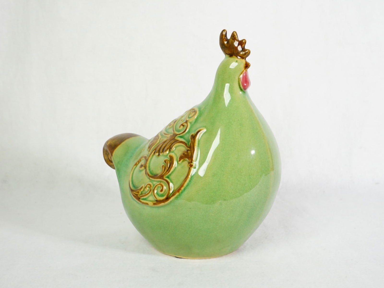 Chinese Kitchen Ceramic Hen - 3