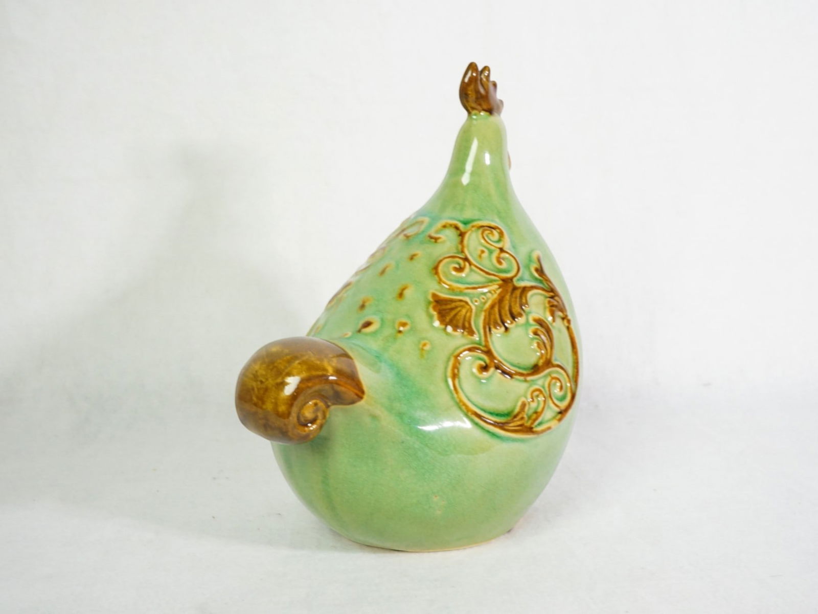 Chinese Kitchen Ceramic Hen - 4