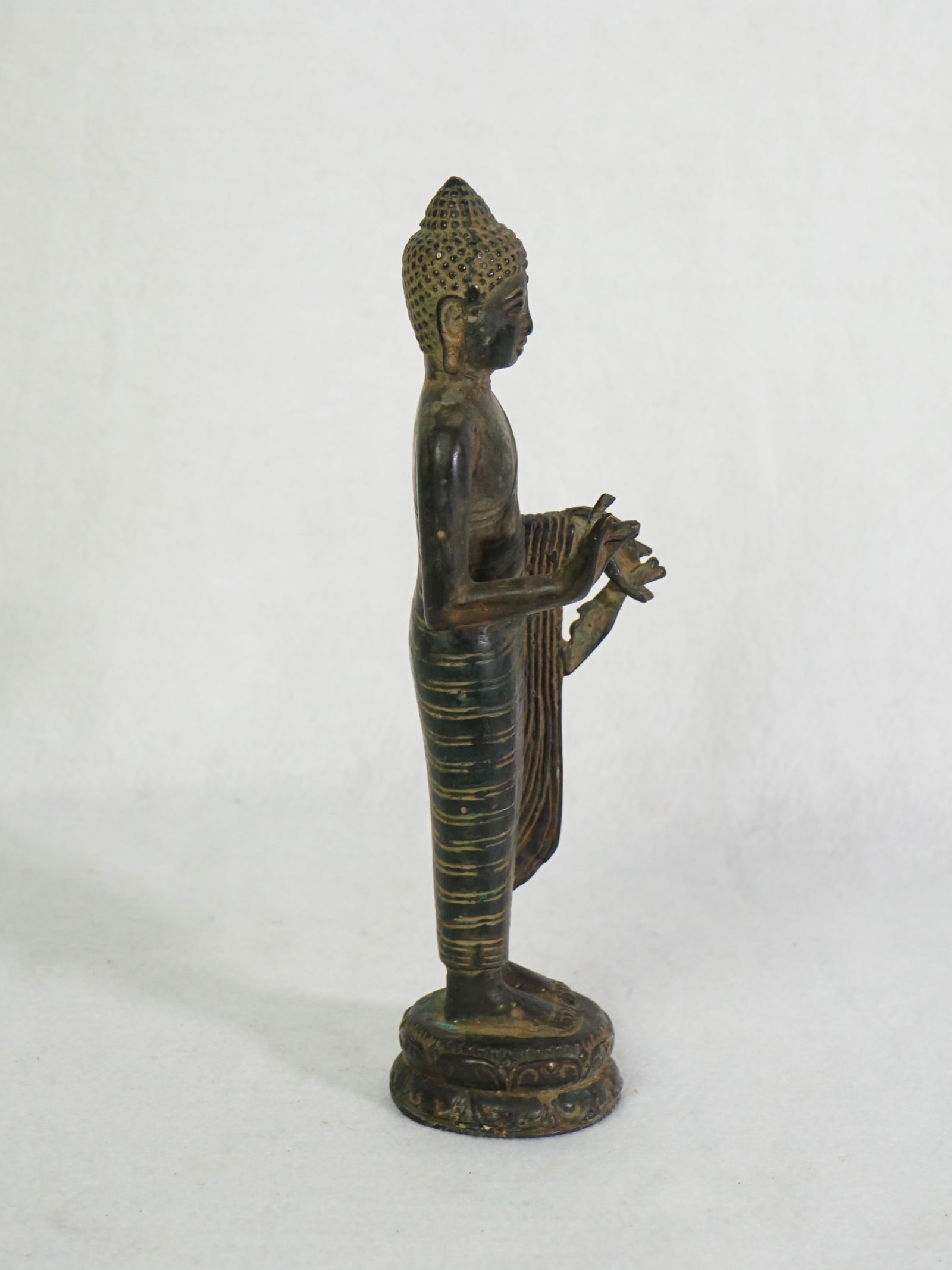 Indonesian Bronze Javanese Teaching Buddha - 2