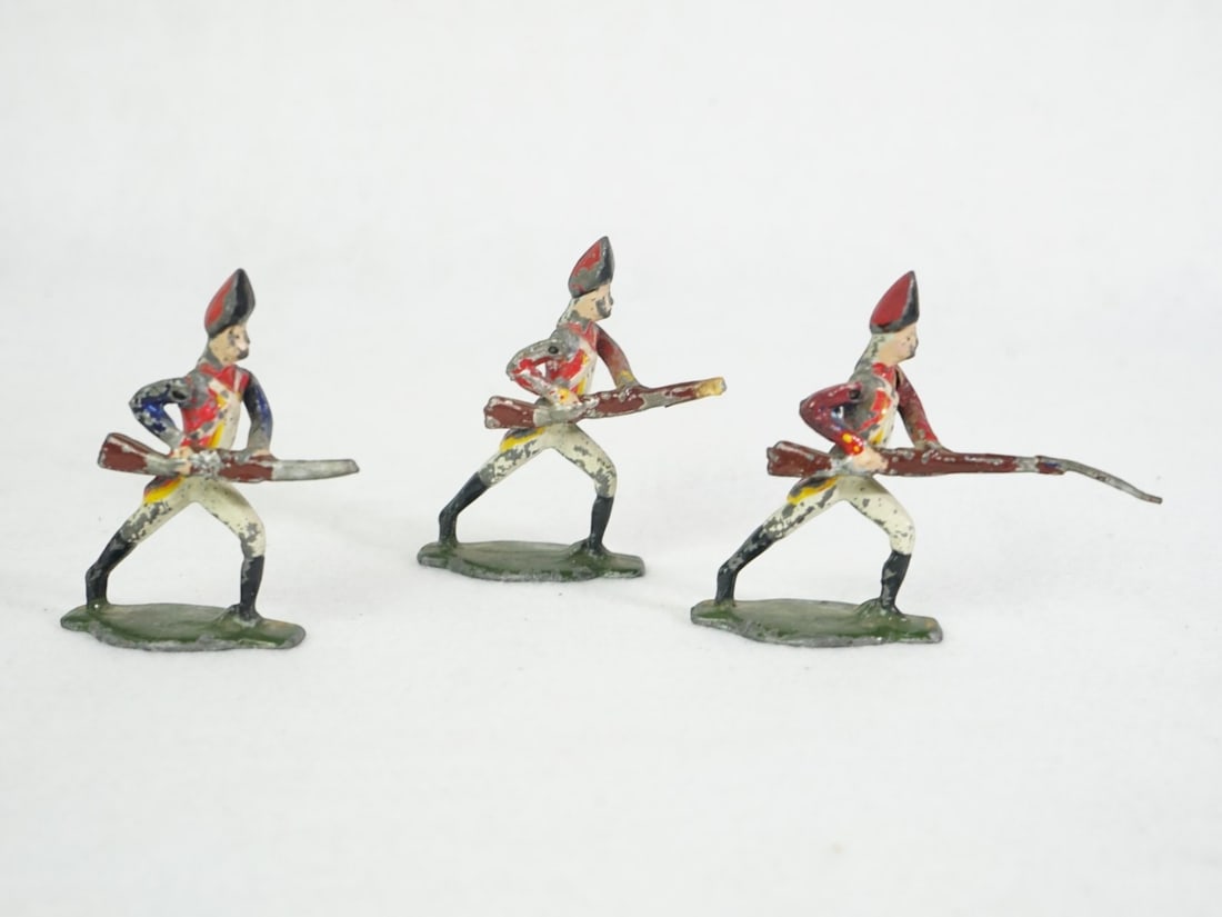 Three Miniature Lead Guards Figures - 2