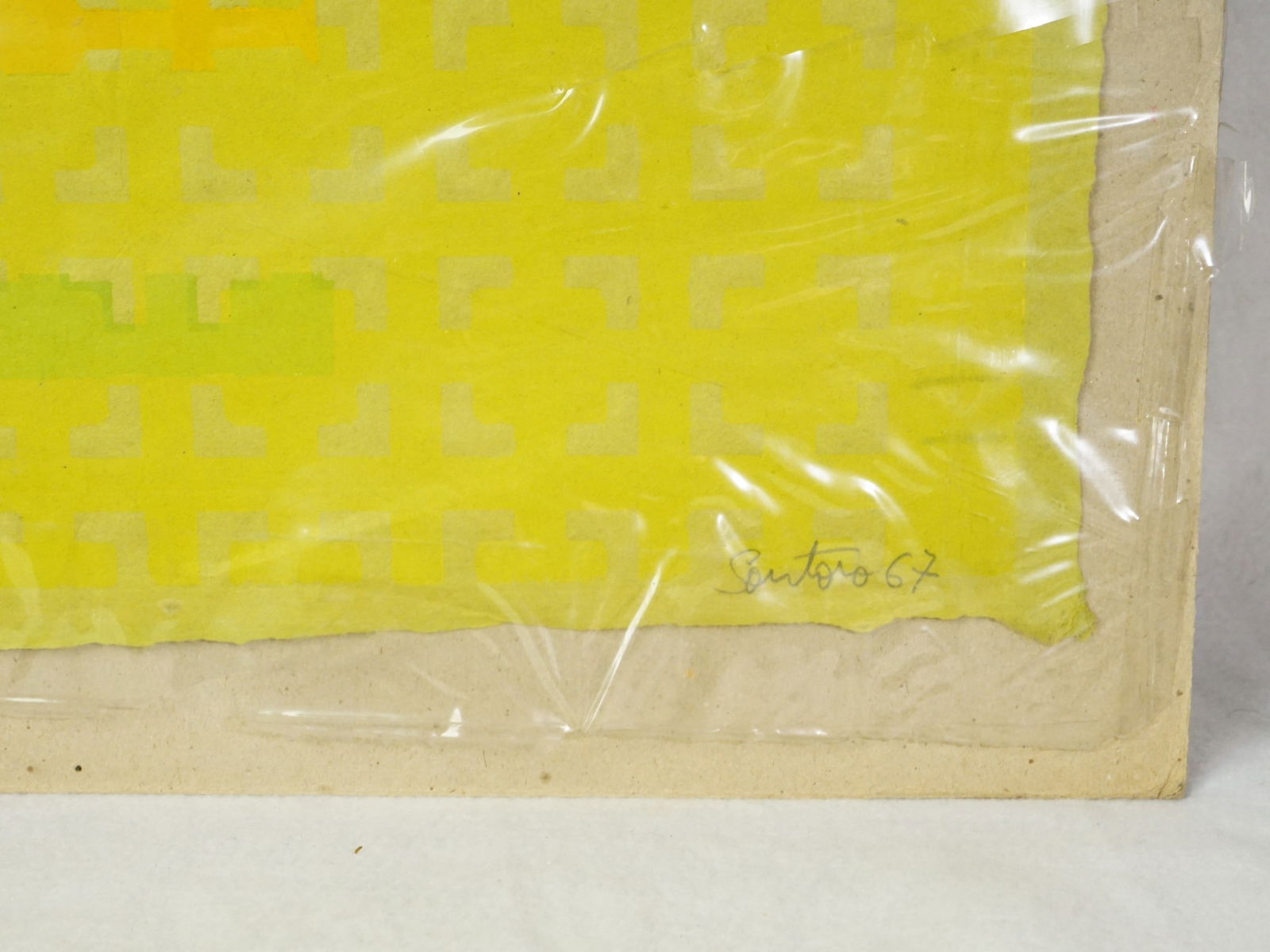 Abstract Silkscreen Print, 1967, 2/5 Signed - 2